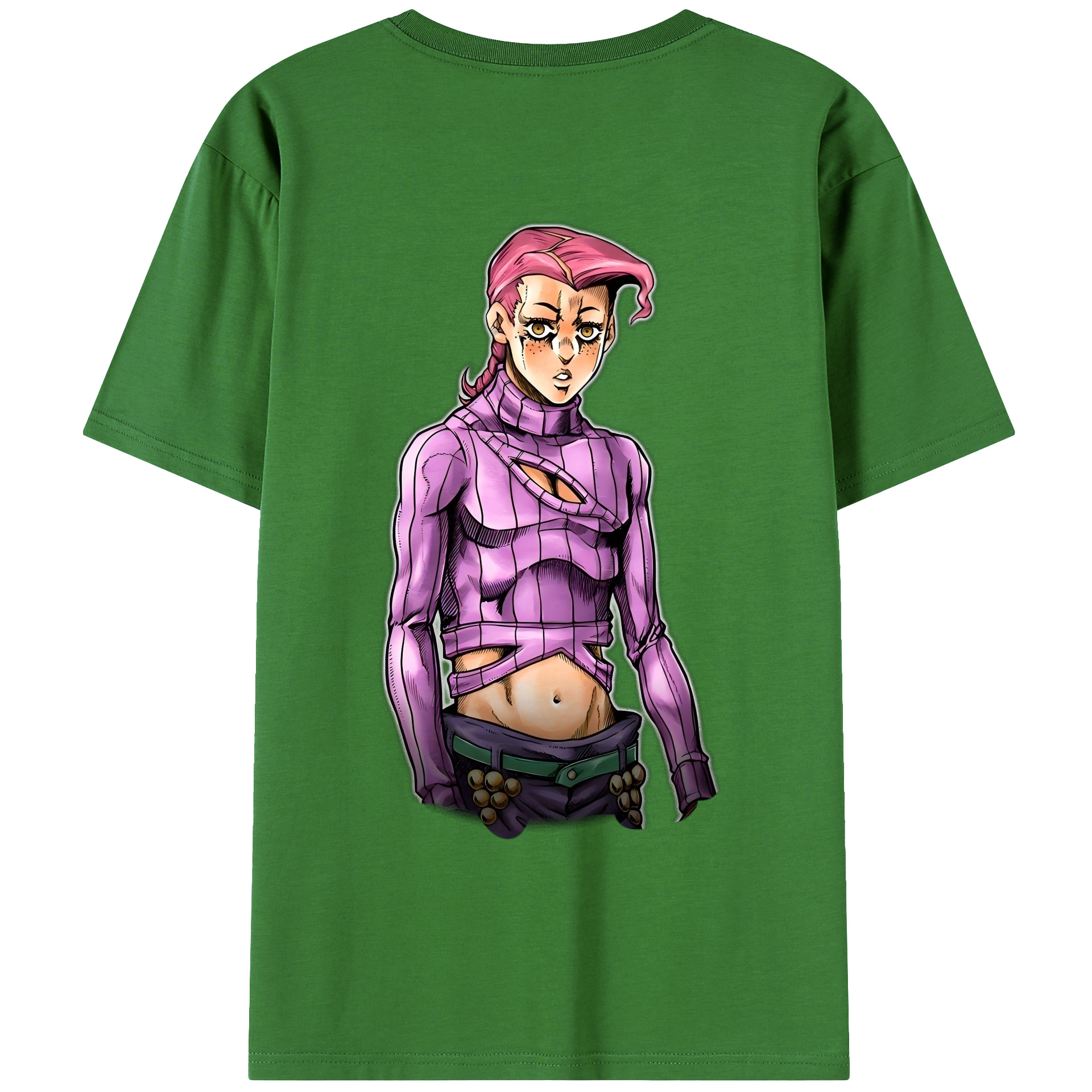 （画像用） ジョジョの奇妙な冒険 ビネガー?ドッピオ JoJo's Bizarre Adventure Vinegar Doppio レディース半袖Tシャツ(バックプリント)